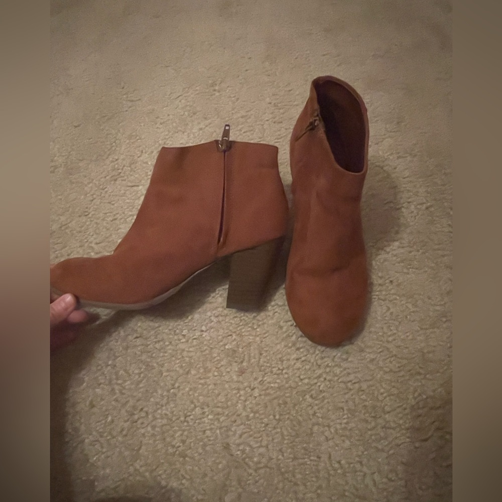 Brown Suede Boots